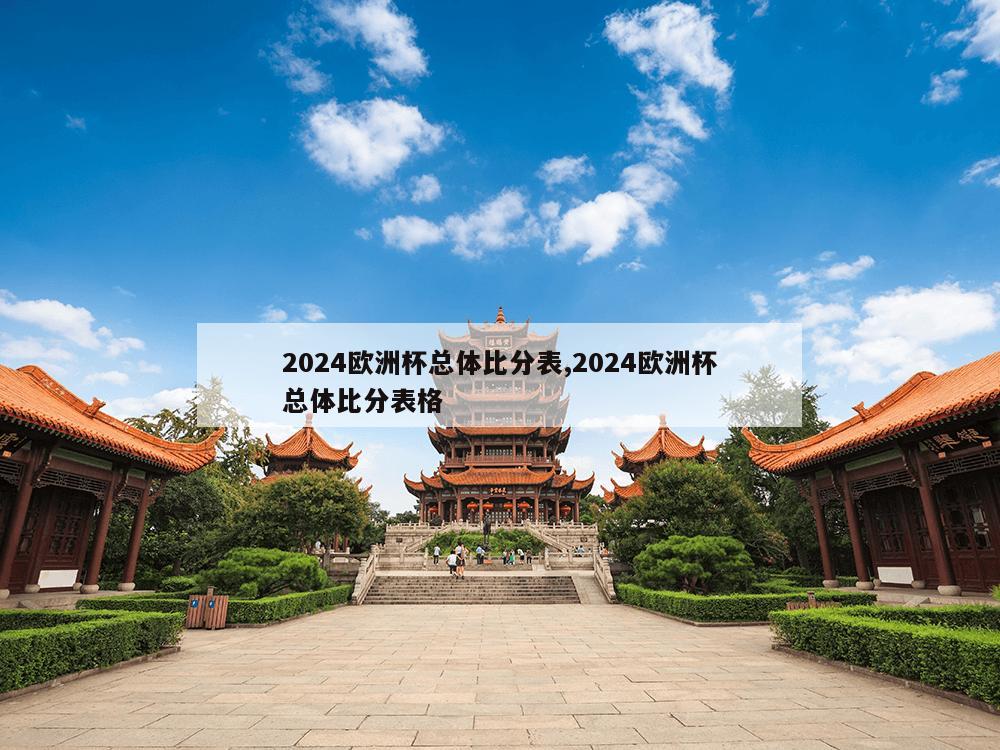 2024欧洲杯总体比分表,2024欧洲杯总体比分表格